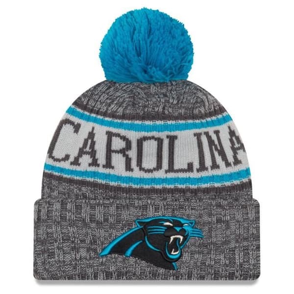 New Era NFL Sideline Grafit Hatt - Carolina Panthers