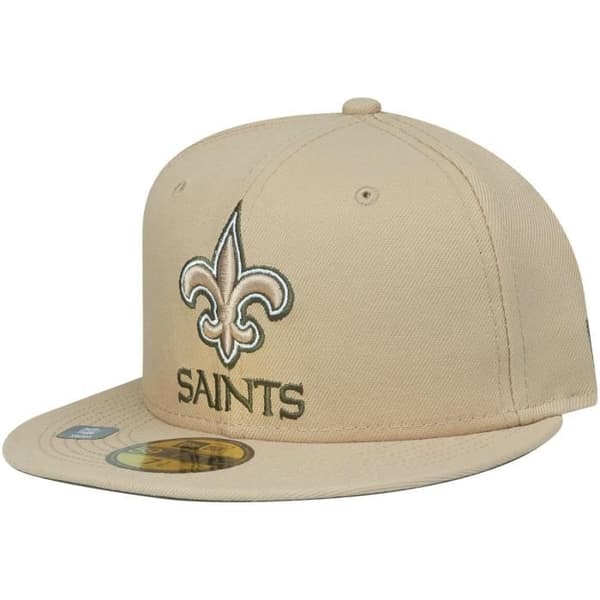 New Era 59Fifty Fitted Cap ÅRSJUBLIEUM NFL Team beige gevär