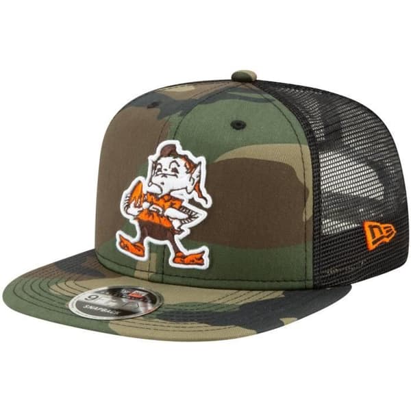 Throwback Cleveland Browns Mesh 9Fifty Snapback Cap trädbit
