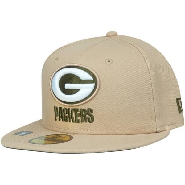 New Era 59Fifty Fitted Cap ÅRSJUBLIEUM NFL Team beige gevär