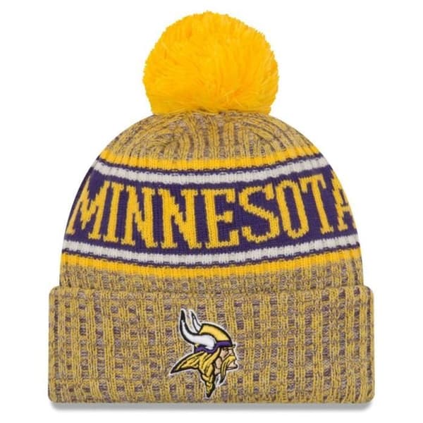 Chapéu - New Era - Minnesota Vikings - Vintermössa - Fleecefoder - 100% akryl