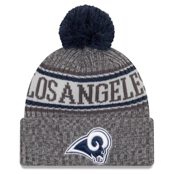 Hatt - New Era - NFL Sideline - Los Angeles Rams - Vinter - Fleecefoder - 100% akryl