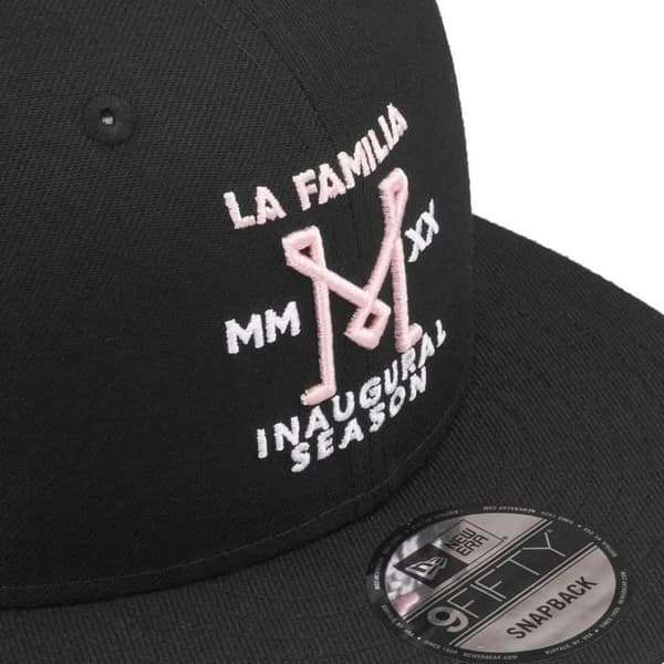 Snapback-keps New Era 9Fifty - MLS Inter Miami - Logofamiljens vapen - Vit/Svart - Sommar