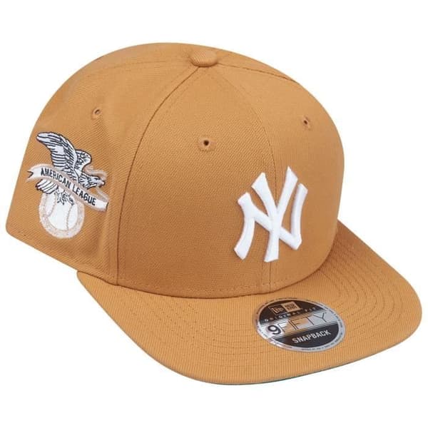 Casque New Era 9Fifty Original Snapback New York Yankees - tan - Herr - Sportkläder