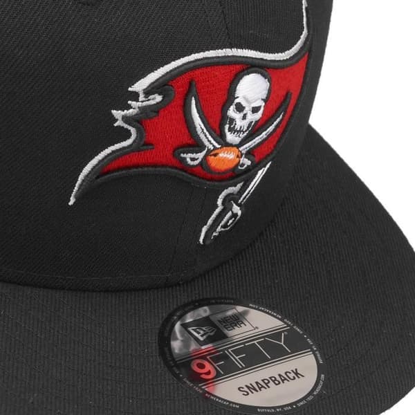 Casquette Trucker Snapback New Era 9Fifty - Tampa Bay Buccaneers - Svart och röd - Herr