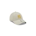 Miniatyrbild 3 av 4: Keps Dam - New Era - 9FORTY - New York Yankees - Metallogotyp - Beige - Sportmode