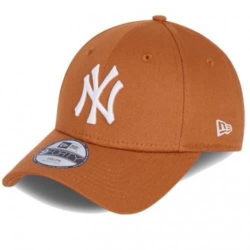 Junior keps NEW ERA YANKEES 60112558 camel - Brun - Bomull - Barn - Unisex - Sportkläder - Vår / Sommar