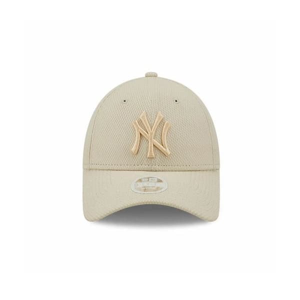 Casquette - NEW ERA - DIAMOND 9FORTY - New York Yankees - Beige - Justerbar - 100% Polyester