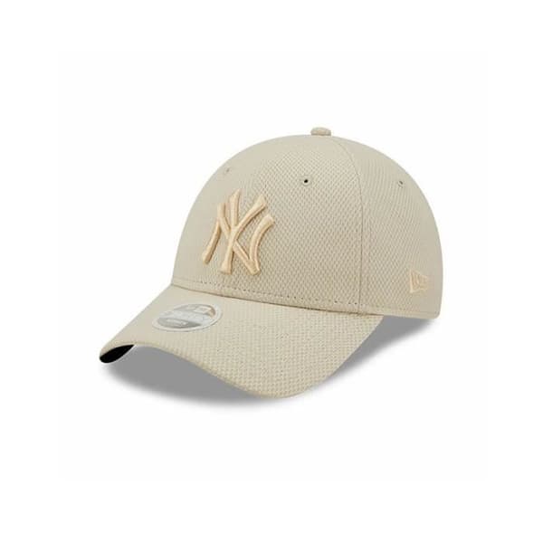 Casquette - NEW ERA - DIAMOND 9FORTY - New York Yankees - Beige - Justerbar - 100% Polyester