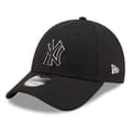 Miniatyrbild 1 av 4: Keps - NEW ERA - POP OUTLINE FORTY - Böjt visir - NEW YORK-logotyp - Svart