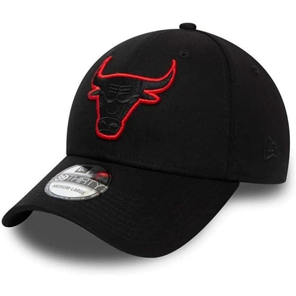 Keps - New Era - Chicago Bulls - Svart - 39THIRTY - Utsträckbar - Herr