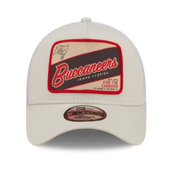 Casquette Trucker A-Frame - NEW ERA - Tampa Bay Buccaneers - Vit - Vår / Sommar