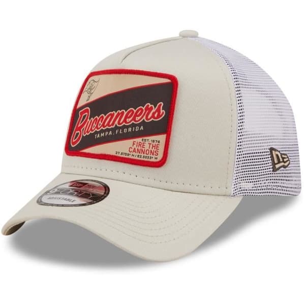 Casquette Trucker A-Frame - NEW ERA - Tampa Bay Buccaneers - Vit - Vår / Sommar