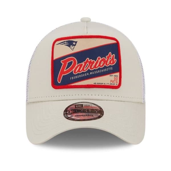 Casquette Trucker New Era A-Frame - New England Patriots stone - Man