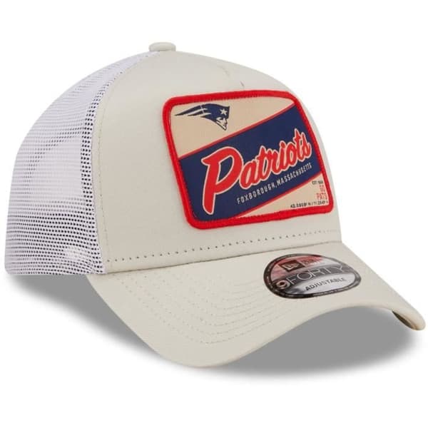 Casquette Trucker New Era A-Frame - New England Patriots stone - Man
