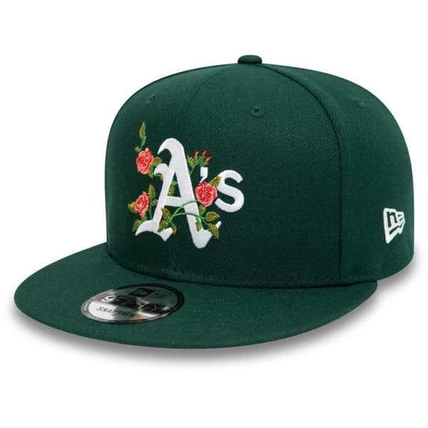 Snapback-keps New Era 9Fifty - Oakland Athletics - Vit/Grön - 100% polyester