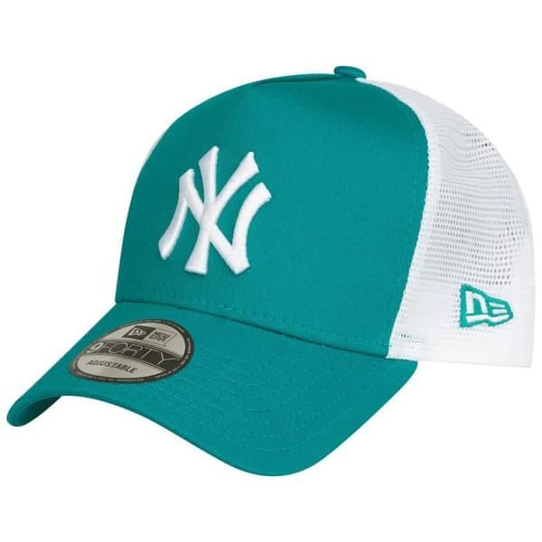 Truckerkeps New Era - New York Yankees - Vit och flaska grön - Herr