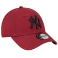 Miniatyrbild 4 av 4: Keps - NEW ERA - Junior Youth - Bordeaux - Broderad New York Yankees-logotyp - Dragningslänk