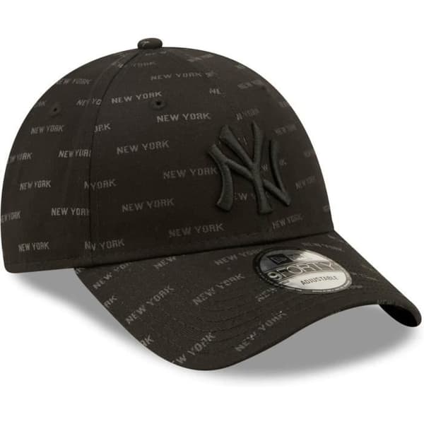 9FORTY-keps - NEW ERA - New York Yankees - Monogram Svart - Justerbar - 100% Bomull