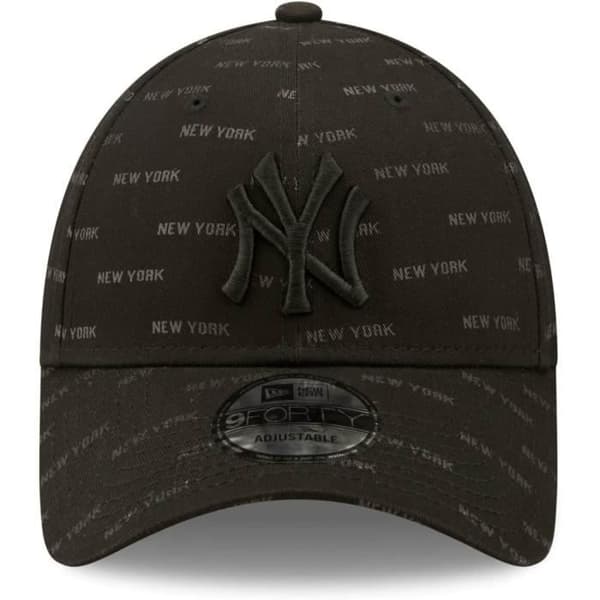 9FORTY-keps - NEW ERA - New York Yankees - Monogram Svart - Justerbar - 100% Bomull
