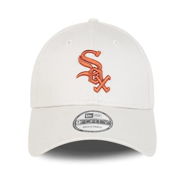 Casque New Era 9Forty Strapback - Chicago White Sox - stone toffe - Herr - 100% bomull