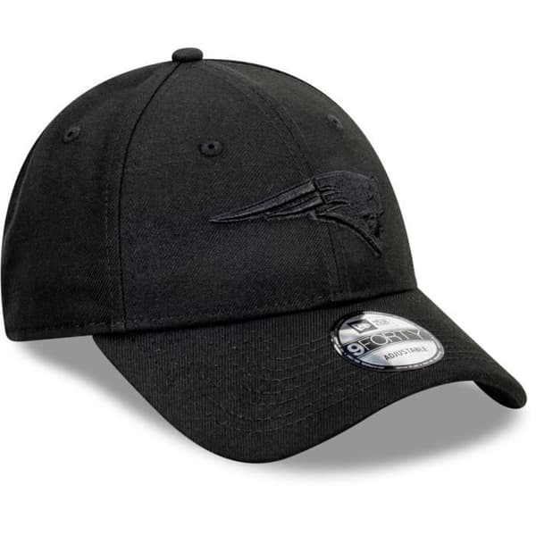 Snapback keps New Era 9Forty HELT SVART New England Patriots - Herr - Svart - Bomull - Sportkläder