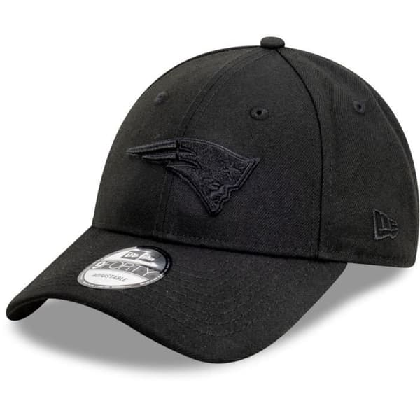 Snapback keps New Era 9Forty HELT SVART New England Patriots - Herr - Svart - Bomull - Sportkläder