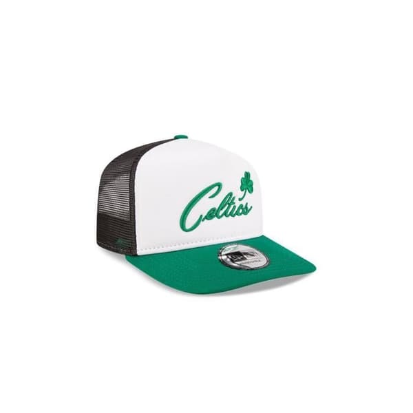 Herr New Era Boston Celtics Team Color A-Frame Trucker Cap - Grön - 60285234