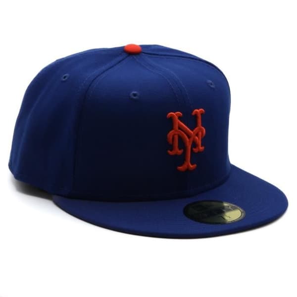 Keps - New Era - NEW YORK METS - Blå - Storlek 7 1/8 - 100% bomull