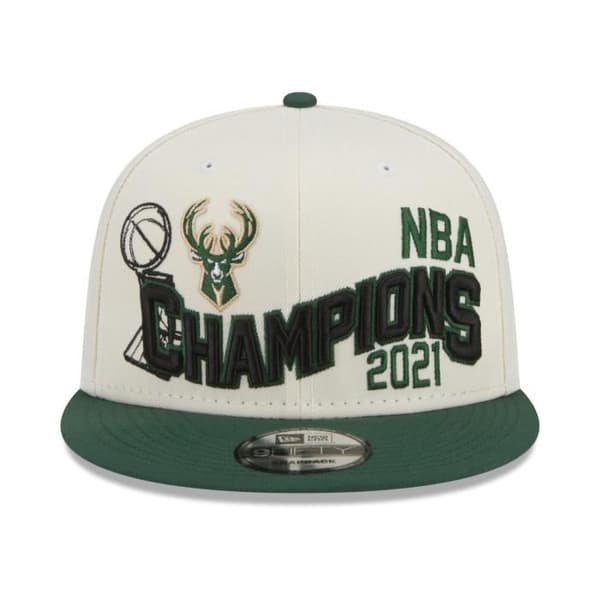 Ny Era 9Fifty Snapback Keps CHAMPSIONS 2021 Milwaukee Bucks