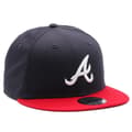 Miniatyrbild 3 av 4: Keps - New Era - Atlanta Braves - 9FORTY - Mörkblå - Storlek S-M - 100% bomull