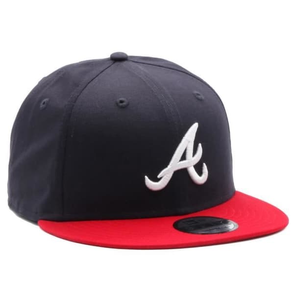 Keps - New Era - Atlanta Braves - 9FORTY - Mörkblå - Storlek S-M - 100% bomull