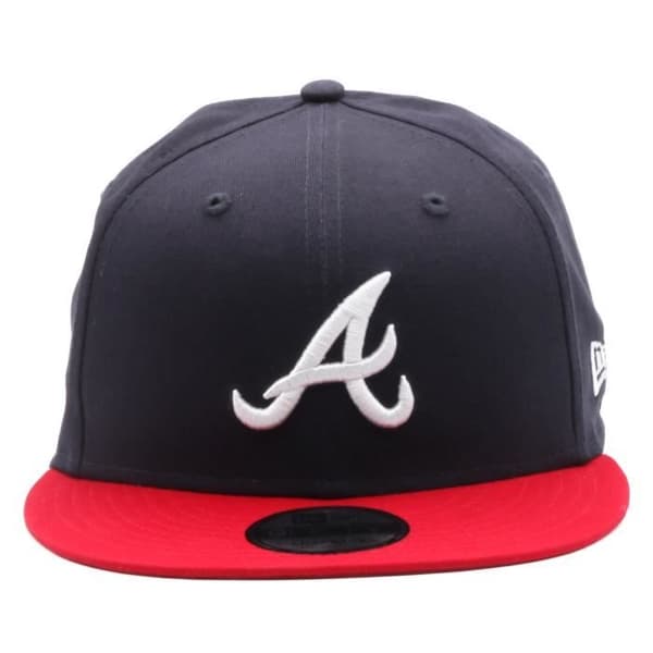 Keps - New Era - Atlanta Braves - 9FORTY - Mörkblå - Storlek S-M - 100% bomull