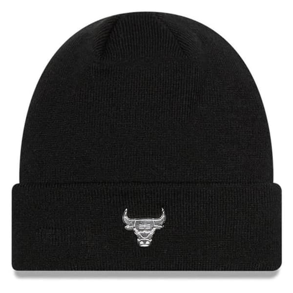 Chicago Bulls Metallic Badge Beanie - NEW ERA - One Size - 100 % akryl