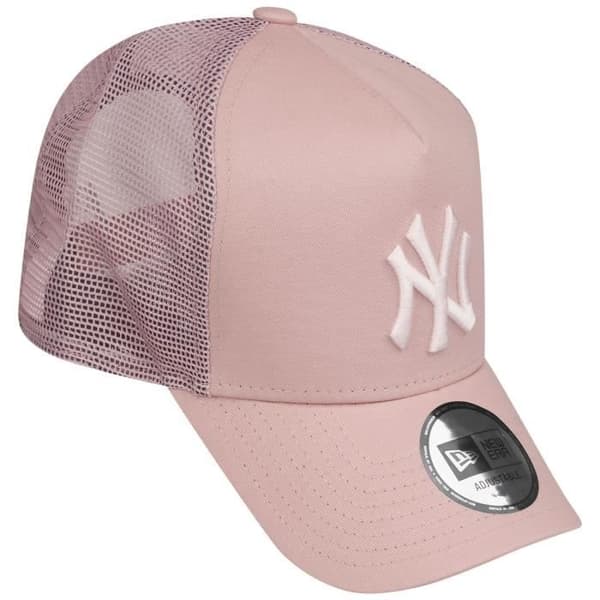 Casquette Trucker New Era - New York Yankees - Vit och smutsros - Man