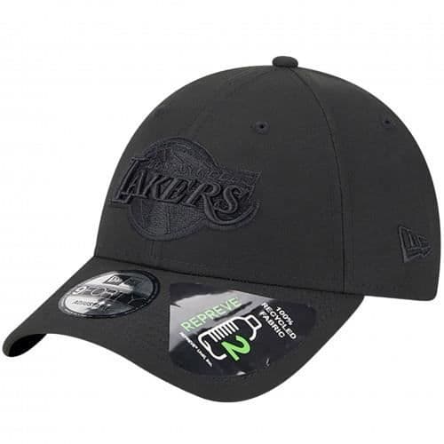 Keps för män Lakers svart - New Era - Modell 60424786 - 100 % återvunnen polyester - Böjd skärm - Sportmode