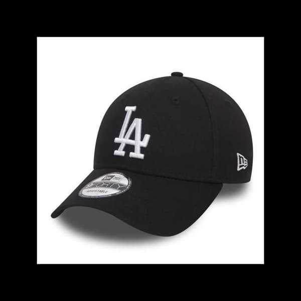 Keps - New Era - Los Angeles Dodgers Essential 9 Forty - Svart - Justerbar - Böjt visir