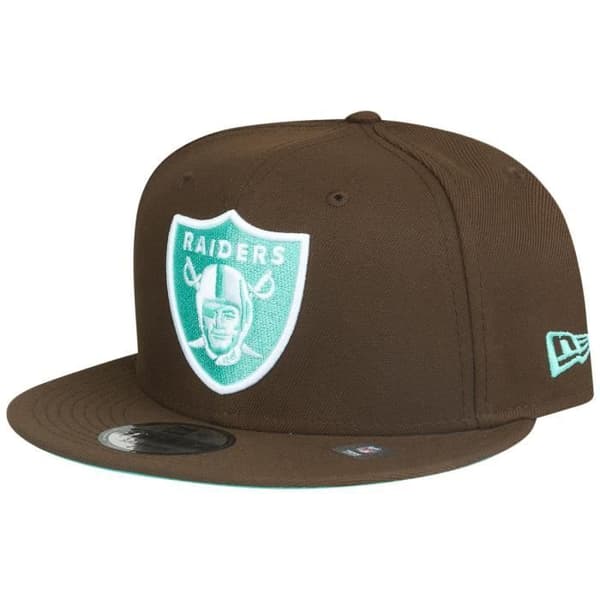 Casquette Snapback New Era 9Fifty - Las Vegas Raiders - Färg valnöt brun - Stil Sportkläder