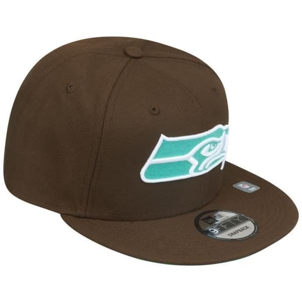 Snapback Keps New Era 9Fifty - Seattle Seahawks - Valnöt Brun - Herr - Sportkläder