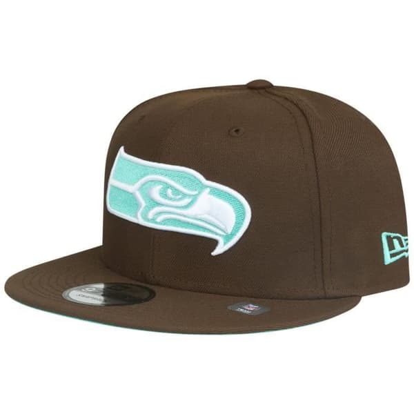 Snapback Keps New Era 9Fifty - Seattle Seahawks - Valnöt Brun - Herr - Sportkläder