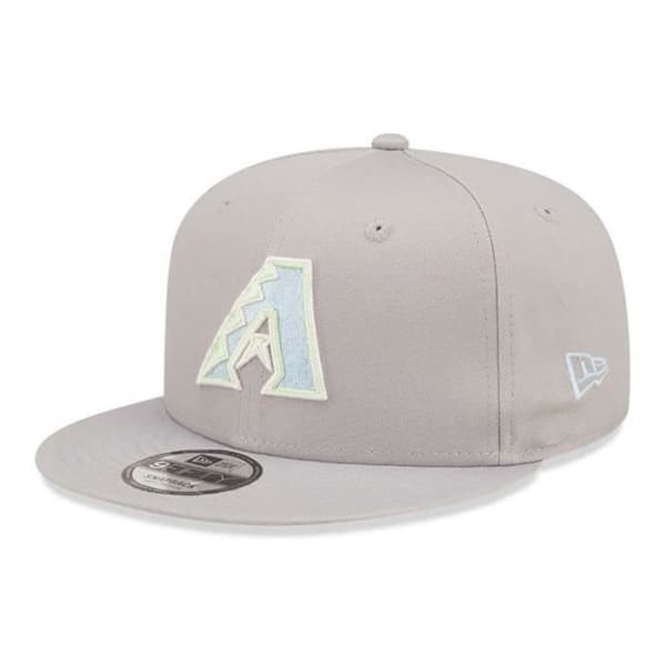 Casquette MLB - NEW ERA - Arizona Diamondbacks - Patch Pastell - 9Fifty - Grå-Svart - M/L