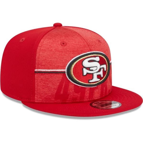 Snapback-keps New Era 9FIFTY - TRAINING San Francisco 49ers - Vit, röd och guld - 100% polyester
