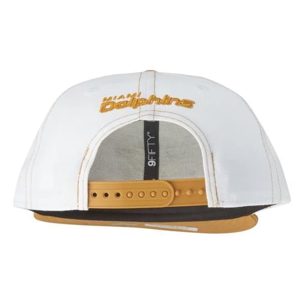 Snapbackkeps Miami Dolphins - New Era - 9Fifty - Vit / Panama - Vuxen Herr Sportmode