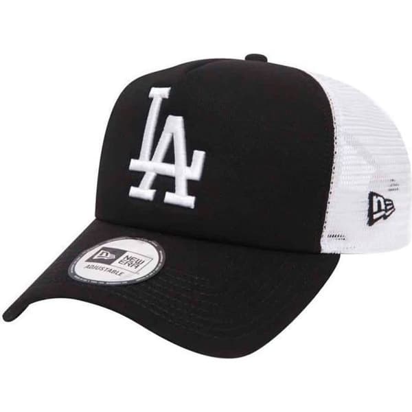 Truckerkeps - New Era - Los Angeles Dodgers - Svart - 85,5% Bomull - Sportmode