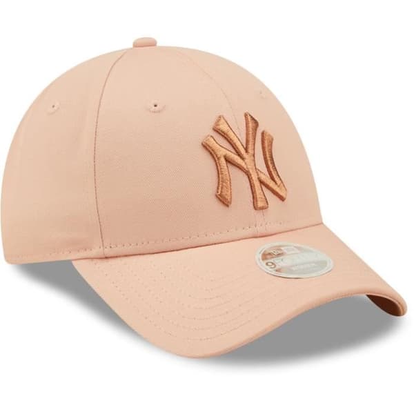 Casquette Femme New Era 9Forty - METALLIC New York Yankees blush - 100% bomull