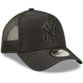 Miniatyrbild 3 av 4: RIPSTOP New Era Trucker Cap - New York Yankees - Vit och svart - 100 % polyester