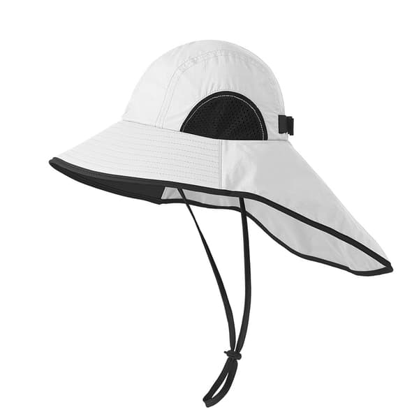 INF Justerbar solhatt med nackskydd (54-58cm) Model 3