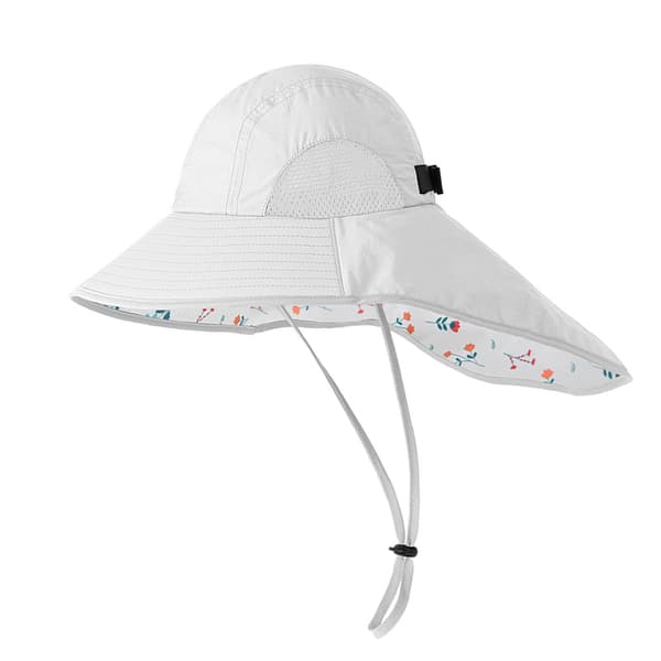 INF Justerbar solhat med nakkeklap (54-58 cm) Model 4