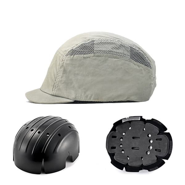 INF Anti-Collision Baseball Cap - Huvudskydd & Stil Grå