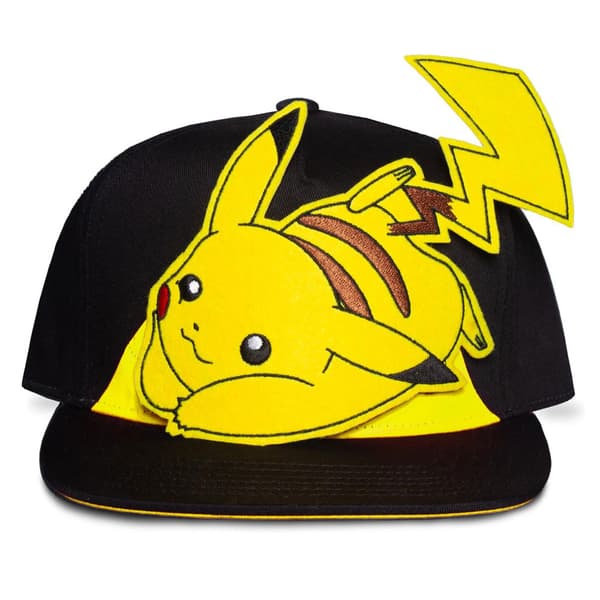 Pokemon Pikachu Novelty Strapback Baseball Cap One Size